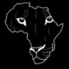 lion design AFRICA WHITE