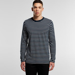 Mens Match Longsleeve Stripe Tee